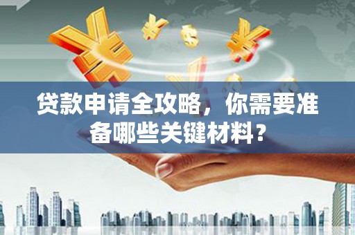 云龙贷款申请全攻略，你需要准备哪些关键材料？