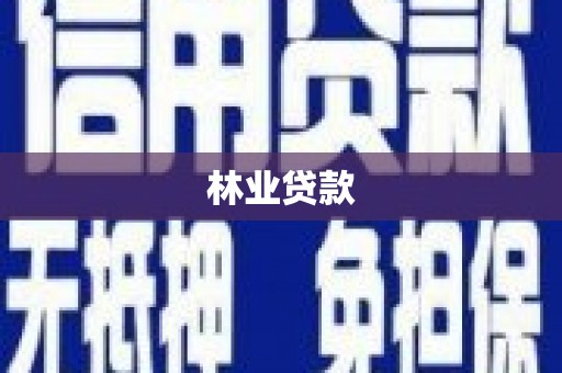 平南林业贷款