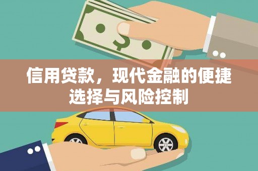 行唐信用贷款，现代金融的便捷选择与风险控制