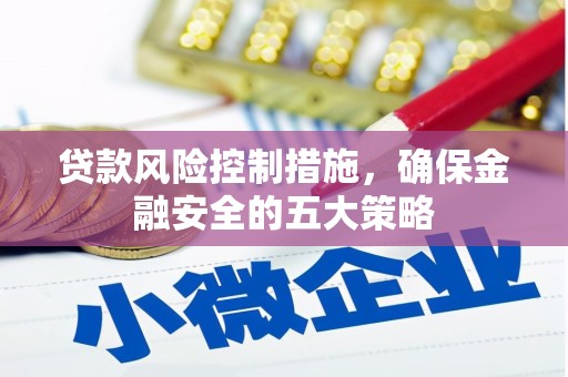 铁锋贷款风险控制措施，确保金融安全的五大策略