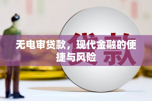 凌河无电审贷款，现代金融的便捷与风险