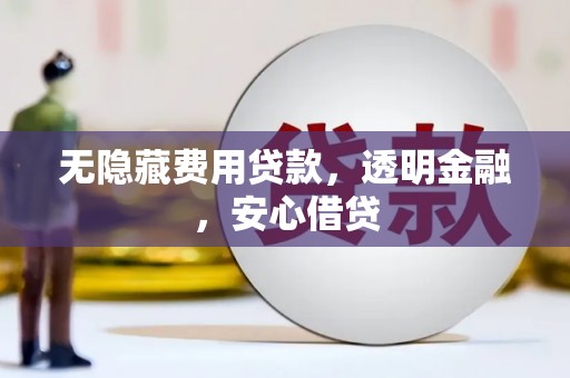山上无隐藏费用贷款，透明金融，安心借贷