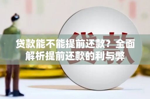 浪卡子贷款能不能提前还款？全面解析提前还款的利与弊