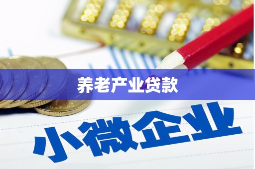 南投养老产业贷款