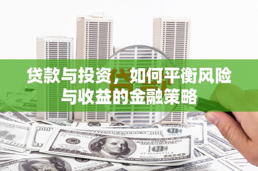 镇康贷款与投资，如何平衡风险与收益的金融策略
